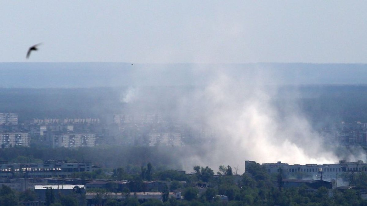 View of the city of Severodonetsk, Luhansk region