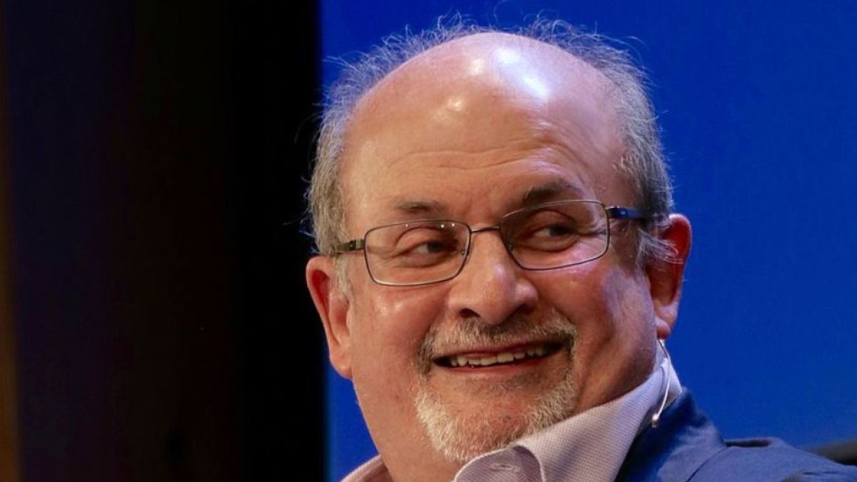 Salman Rushdie foto archivo en Hay Festival 2016