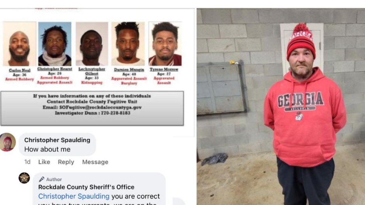Hombre arrestado en Georgia, broma en redes sociales