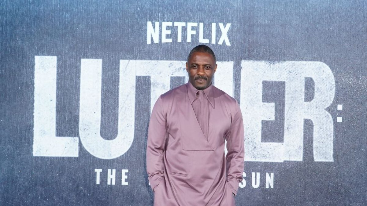 Idris Elba at the 'Luther: Fallen Sun' premiere on march, 1, 2023.