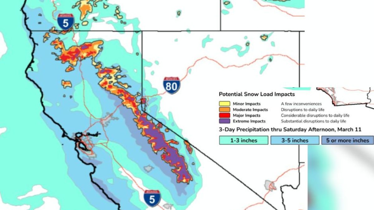 California: más de 17 millones de personas en alerta por inundaciones y lluvias torrenciales.