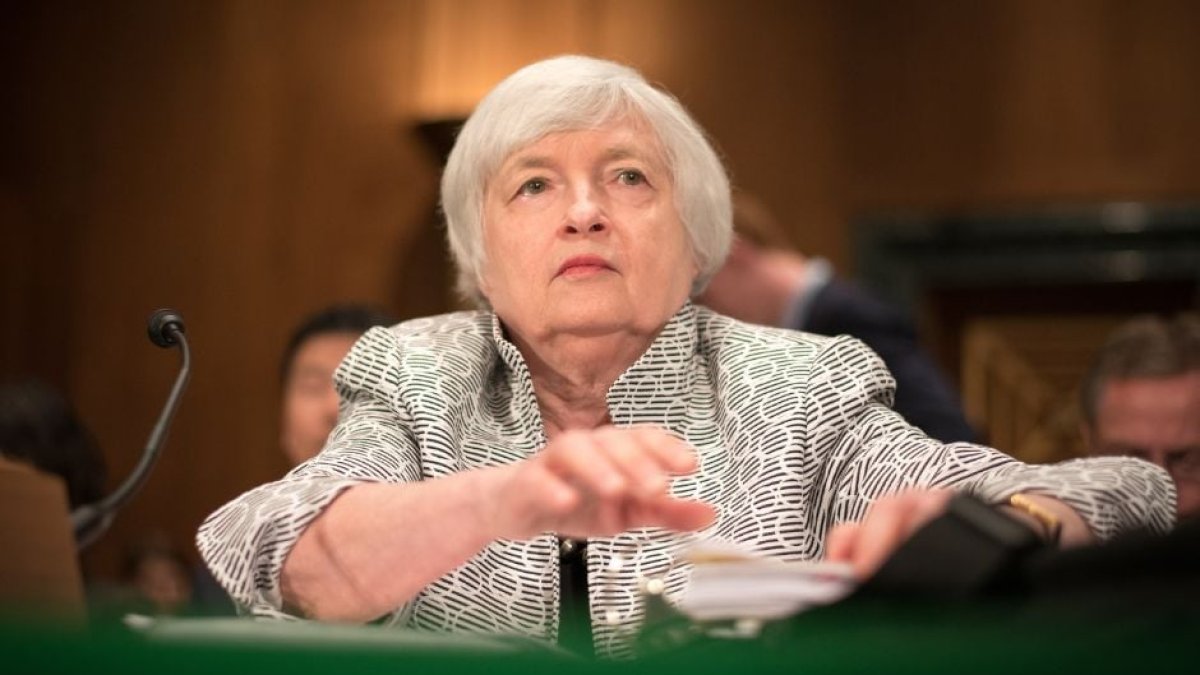 Janet Yellen, secretaria del Tesoro de Estados Unidos. Imagen de archivo.