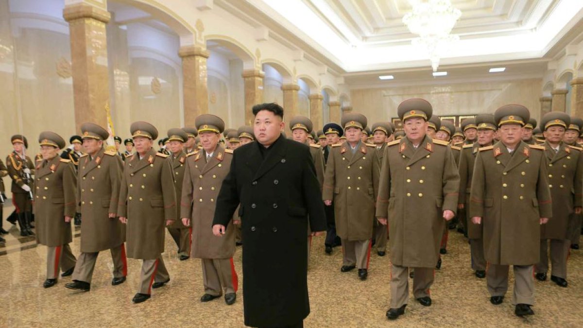 Kim Jong-un leader of North Korea.