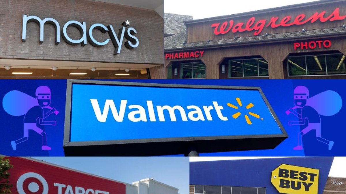 Macy's, Walmart. Best buy, Target. Walgreens cierran decenas de tiendas debido a los robos.