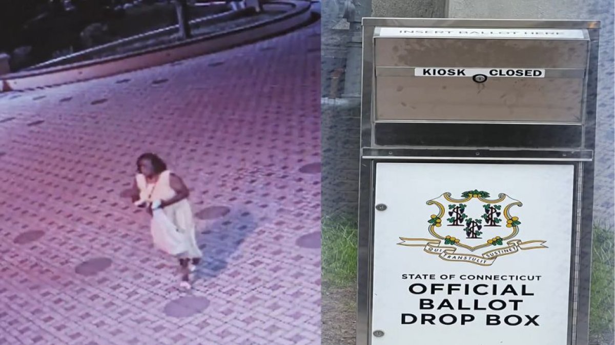 Captura de pantalla de uno de los videos presentados como evidencia de fraude por la campaña de John Gomes para la alcaldía de Bridgeport.