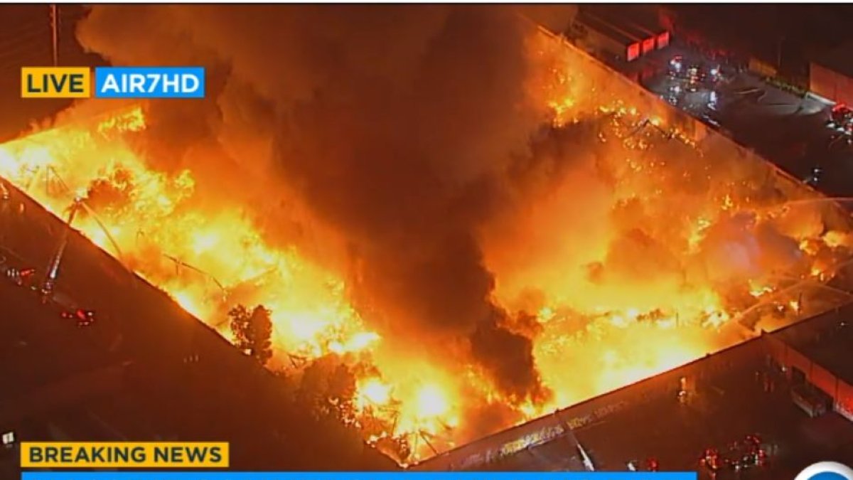 Incendio en Los Ángeles.