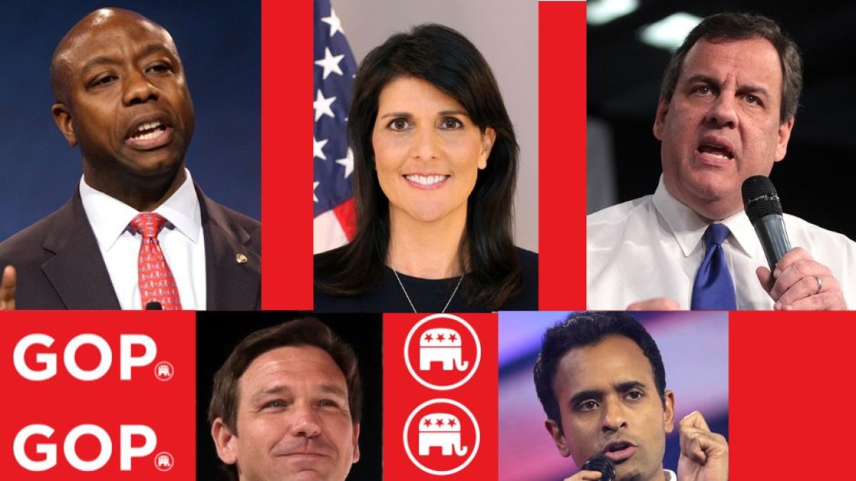 Estos son los cinco candidatos que participan en el tercer debate del GOP en Miami