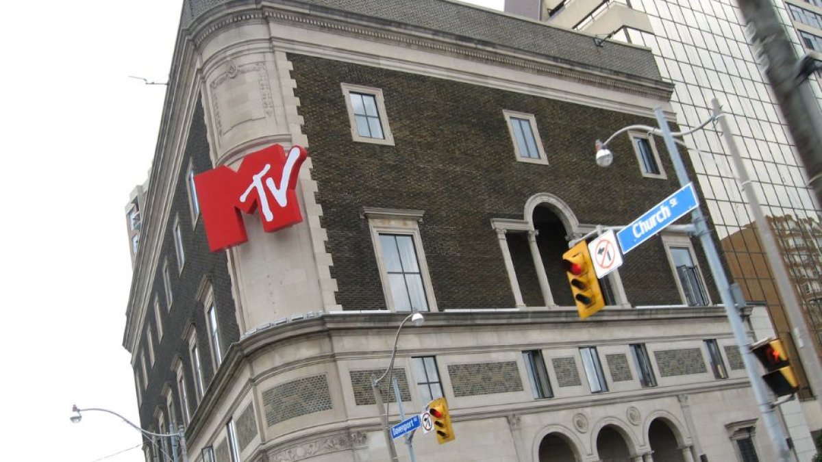Sede de la MTV en Toronto, Canadá. MTV News echó el 10 de mayo el cierre tras 36 años en antena.