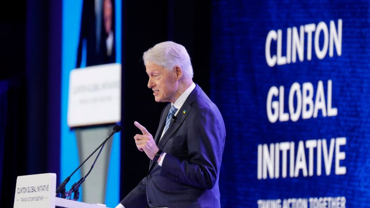 El expresidente de los Estados Unidos, Bill Clinton, durante una comparecencia en 2023.