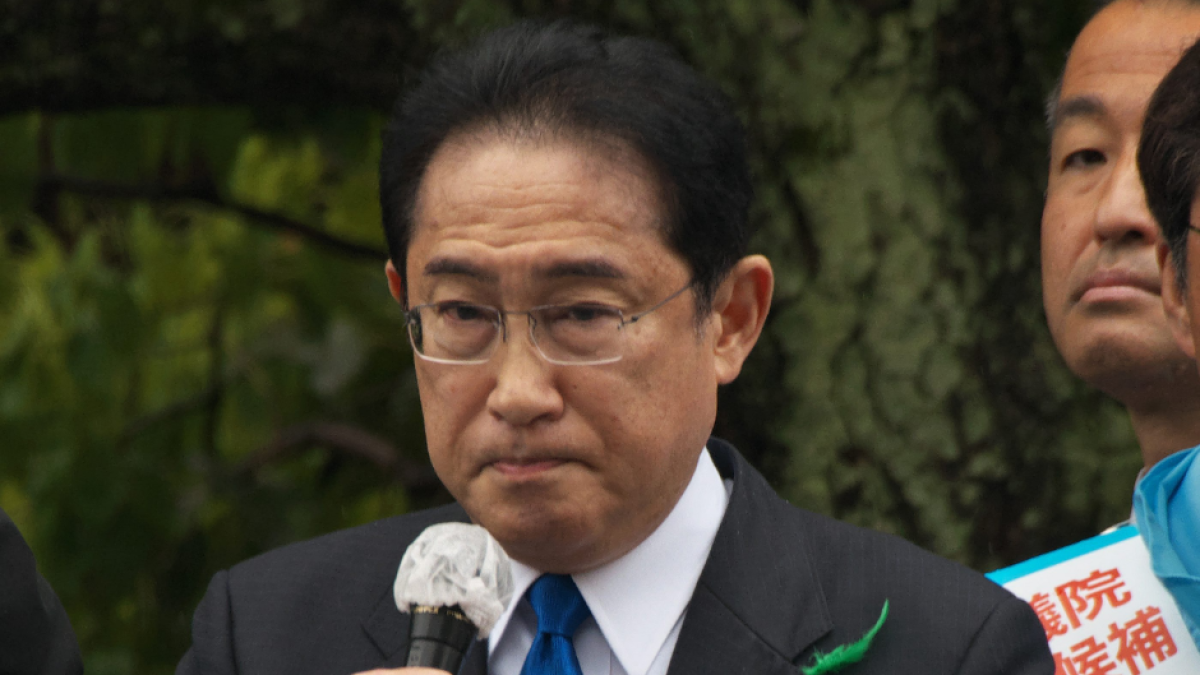 El primer ministro Fumio Kishida.
