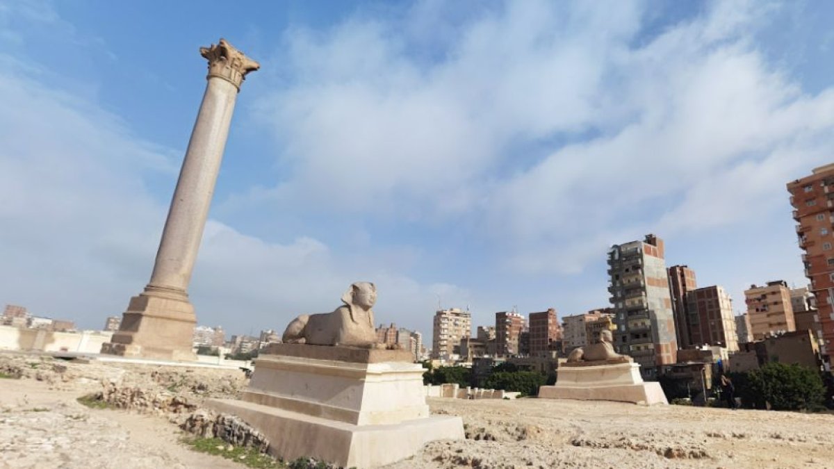 Columna de Pompeyo en Alejandría (Egipto)