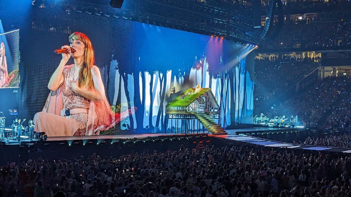Taylor Swift durante su concierto en Minneapolis que tuvo lugar el 25 de junio de 2023 dentro de su gira 'Eras Tour'.