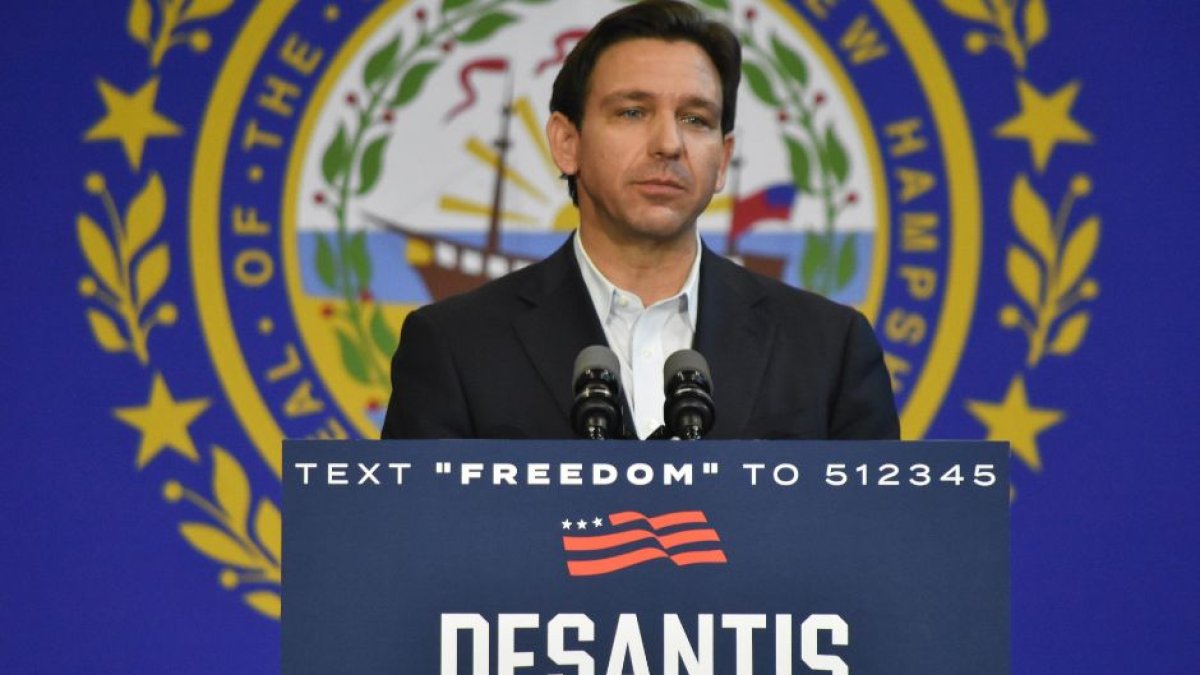 El candidato a la nominación del GOP Ron DeSantis.