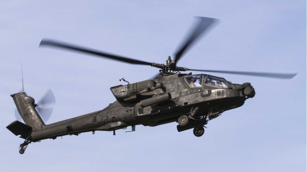 Helicóptero Apache del Ejército de los Estados Unidos.