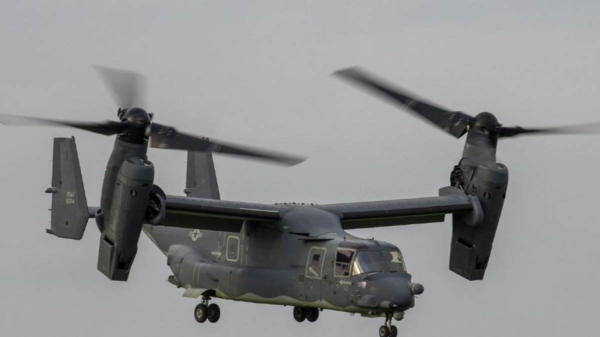 V-22 Osprey en vuelo.