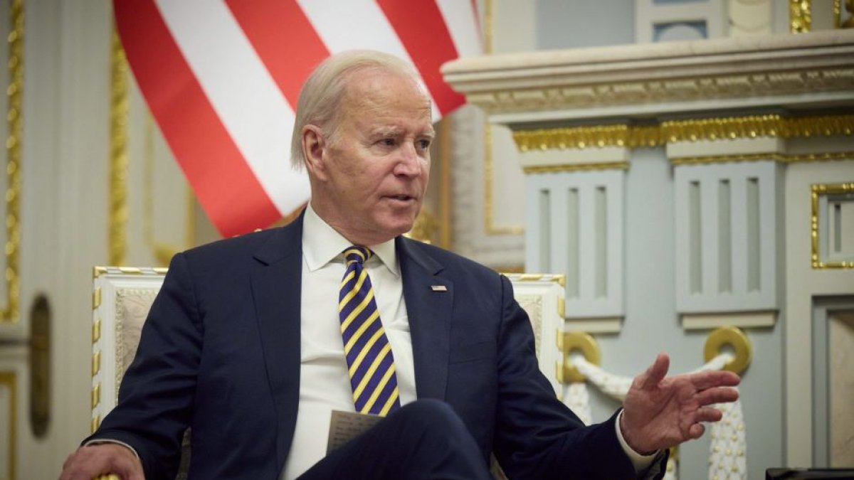 Joe Biden in Ukraine for the first time since the beginning of the full-scale Russian invasion.