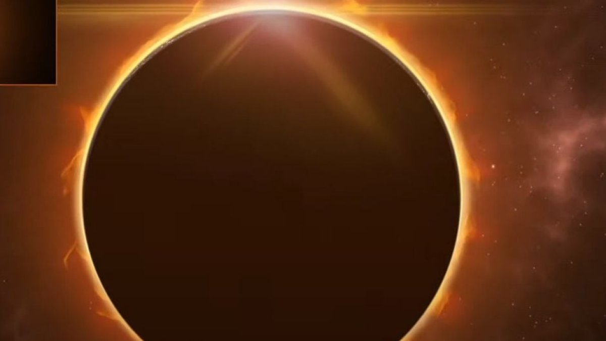 Un eclipse de anillo de fuego recorre a Estados Unidos (Captura de pantalla YouTube la NASA)