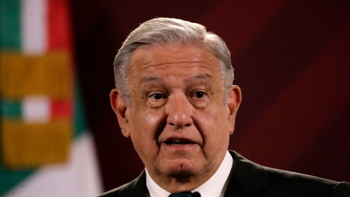 El presidente de México, Andrés Manuel López Obrador (AMLO), durante una de sus 