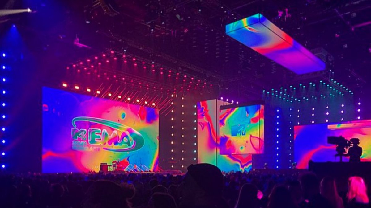 Escenario del MTV EMA 2021