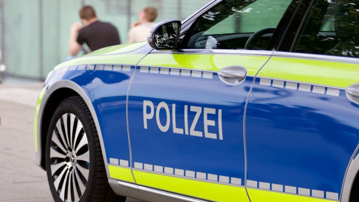 Vehículo de policía en Alemania.