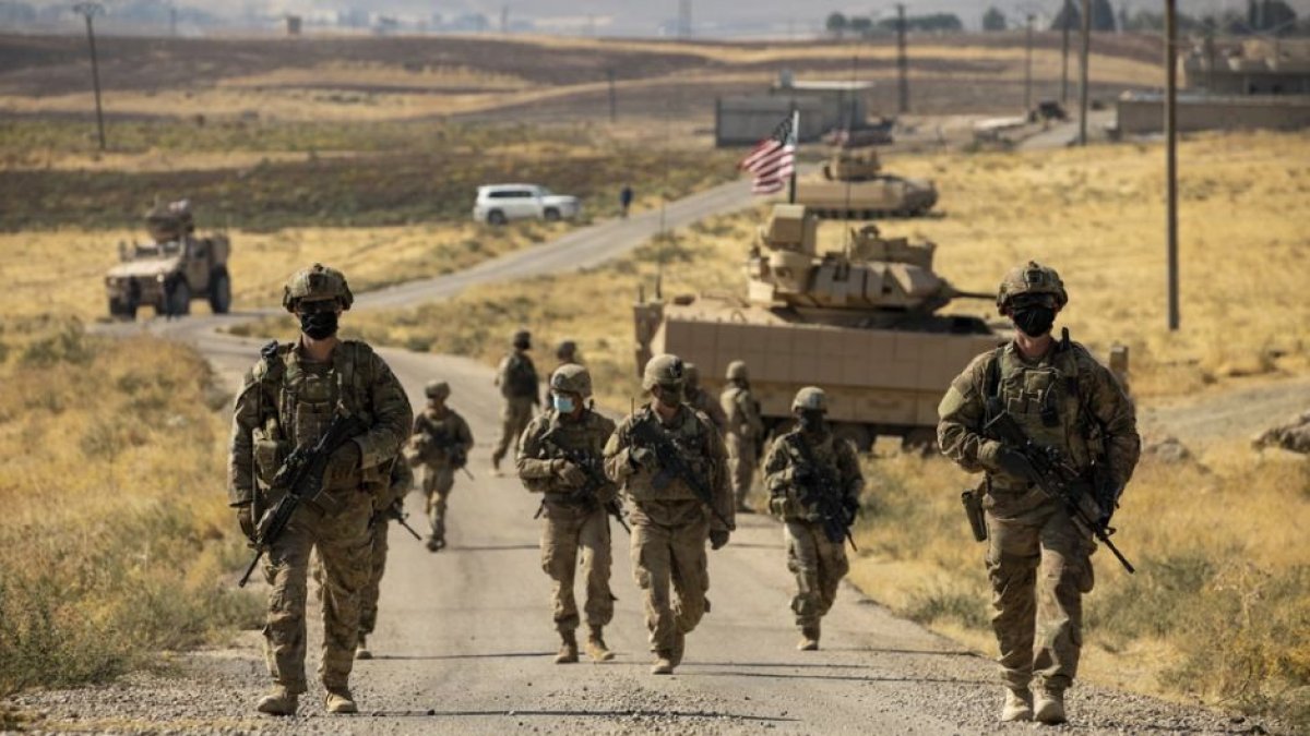 Soldados estadounidenses desplegados en Siria, en una imagen de 2020.