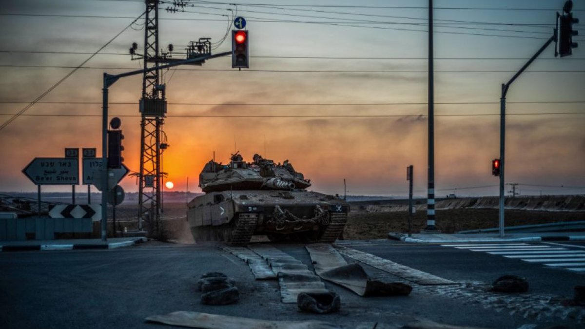Carro de combate Merkava de las Fuerzas israelíes