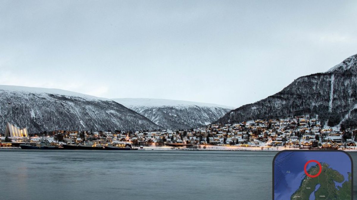 Localidad de Tromsoe, Noruega.