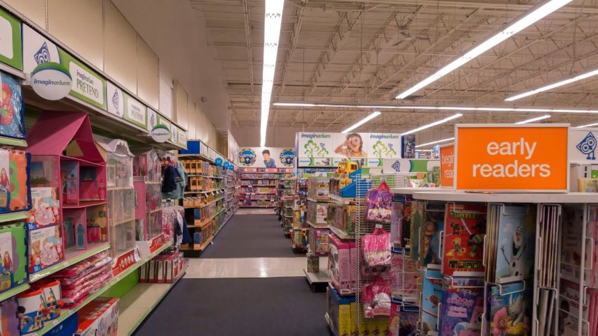 Imagen de una tienda de juguetes en Estados Unidos. En California, una nueva ley obligará a estos establecimientos a contar con secciones de 