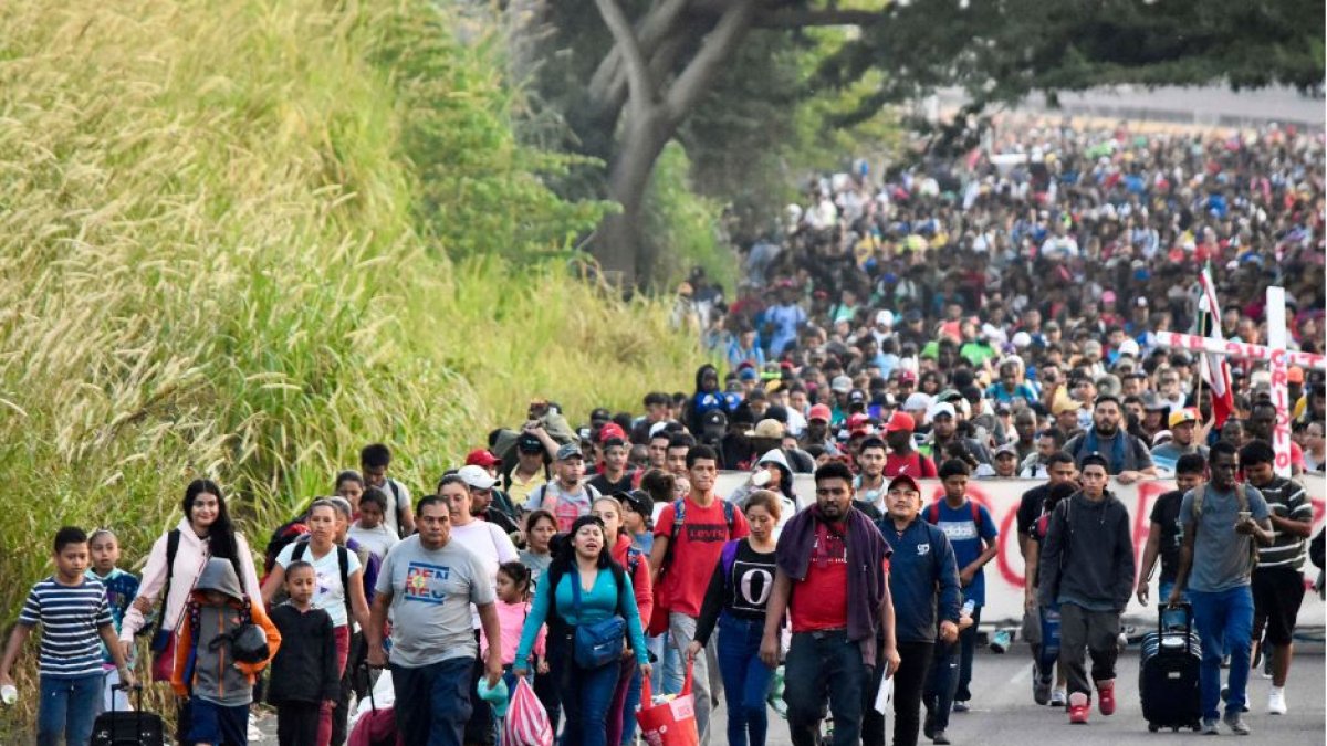 Migrantes en Tapachula, México