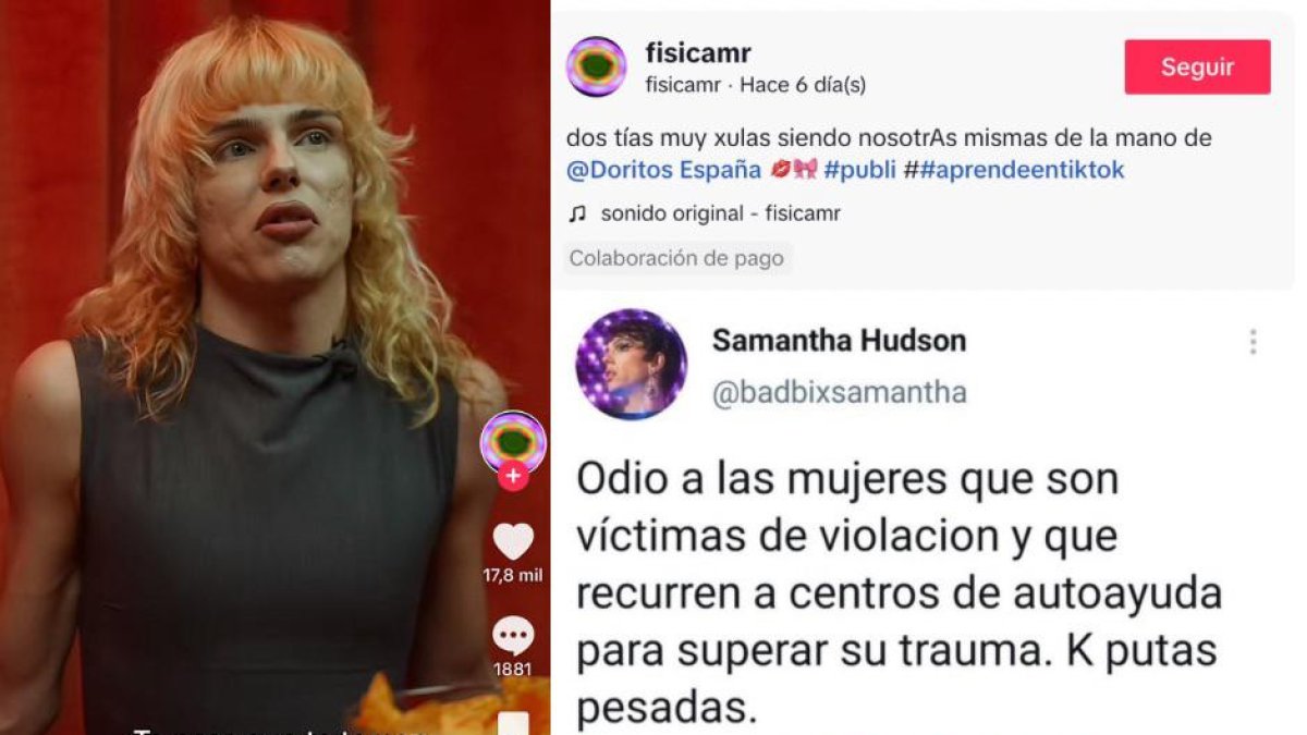 Polémica con Doritos por fichar al trans Samantha Hudson