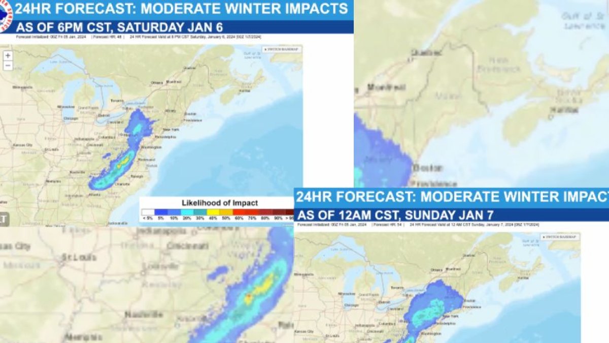 Más de 35 millones de personas en alerta por la primera gran tormenta invernal del año