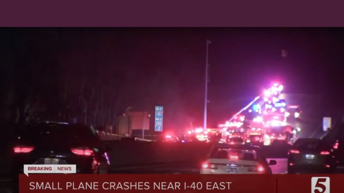 Accidente en Nashville | Captura de pantalla NewsChannel5