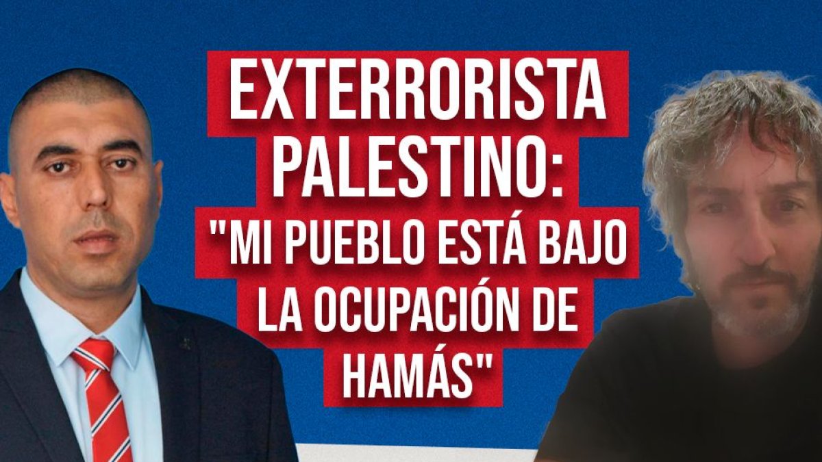 Imagen promocional de la entrevista realizada por Leandro Fleisher al exterrorista palestino.