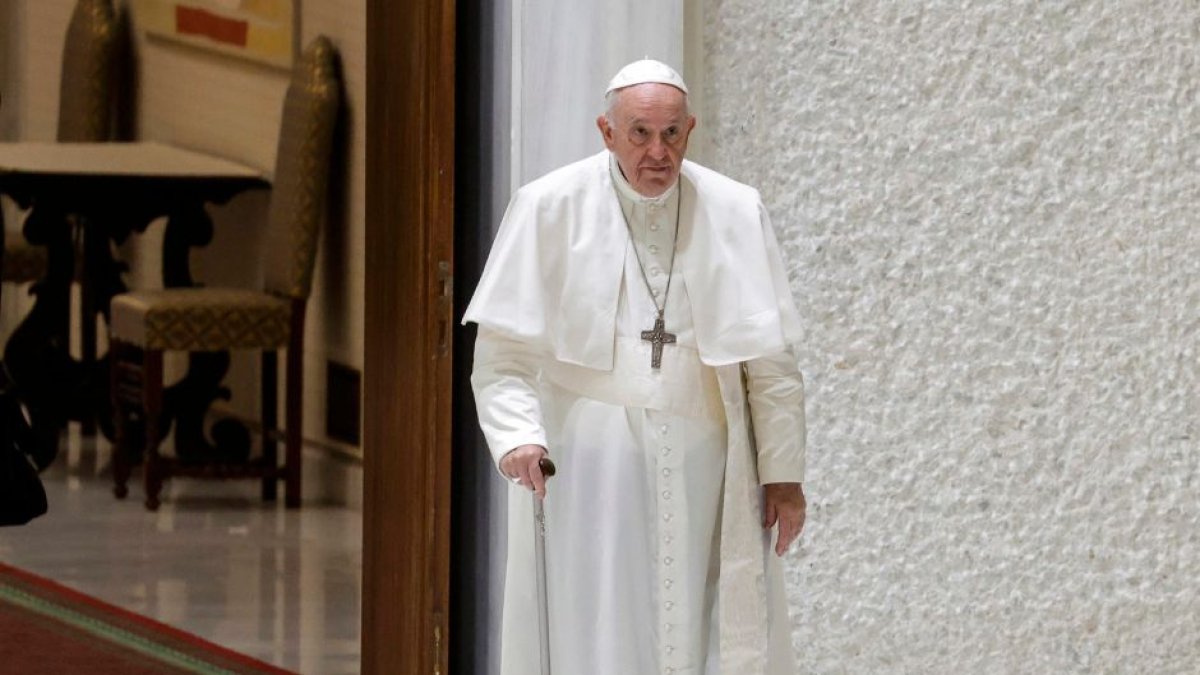 El papa Francisco, durante una audiencia en el Vaticano.