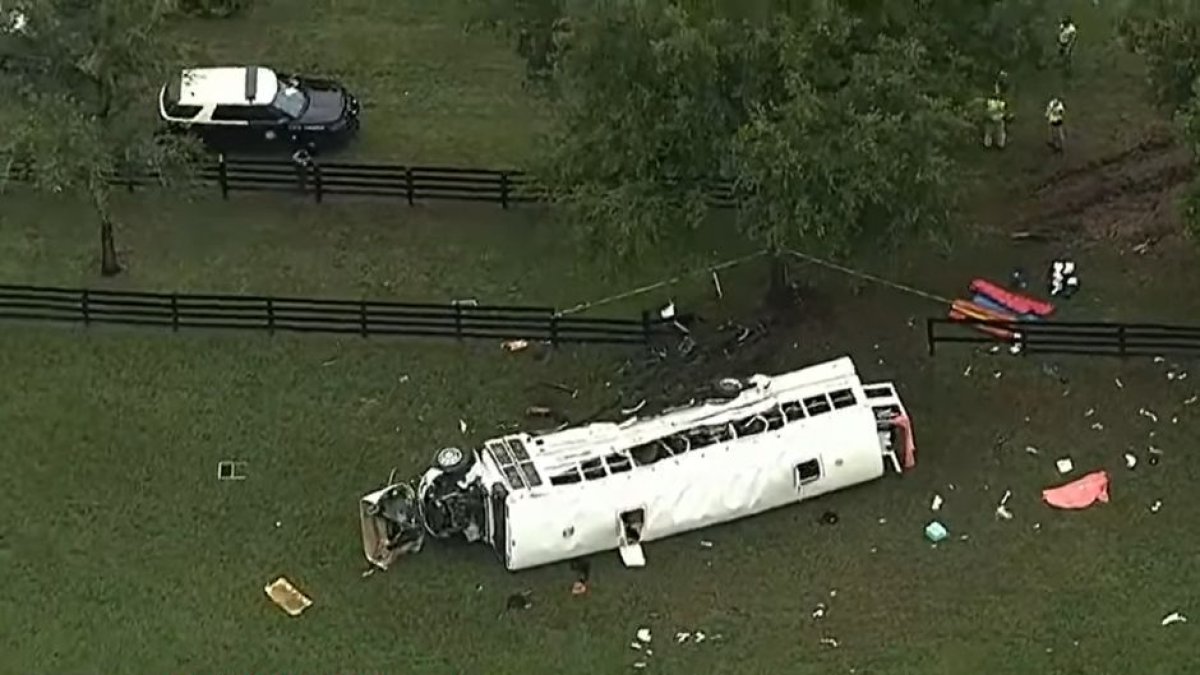Accidente de autobus en Florida