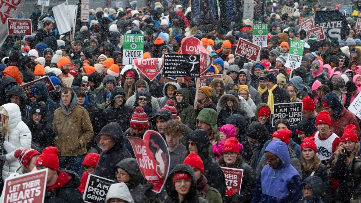 la manifestación contra el aborto March for Life en Washington