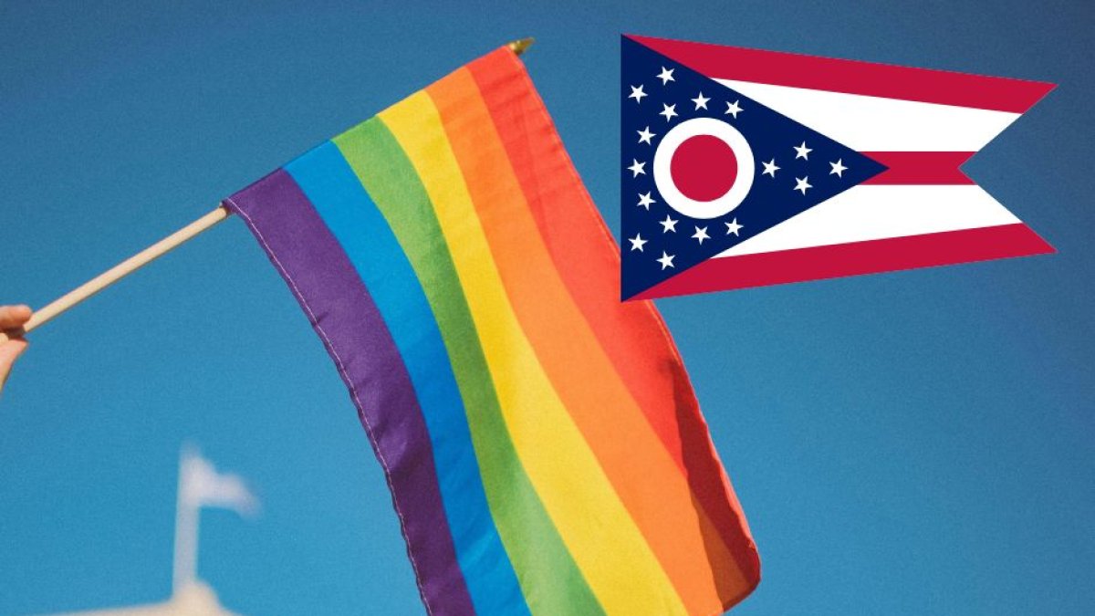 LGBT. Bandera de Ohio.