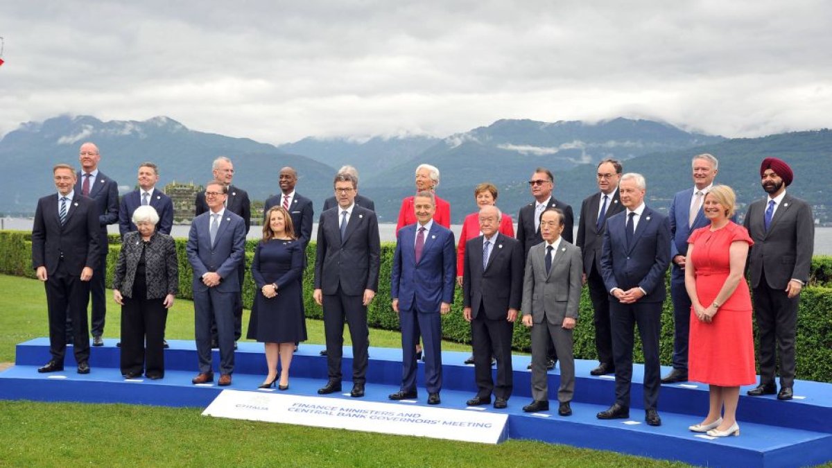 Cumbre financiera del G7. 24 de mayo de 2024.