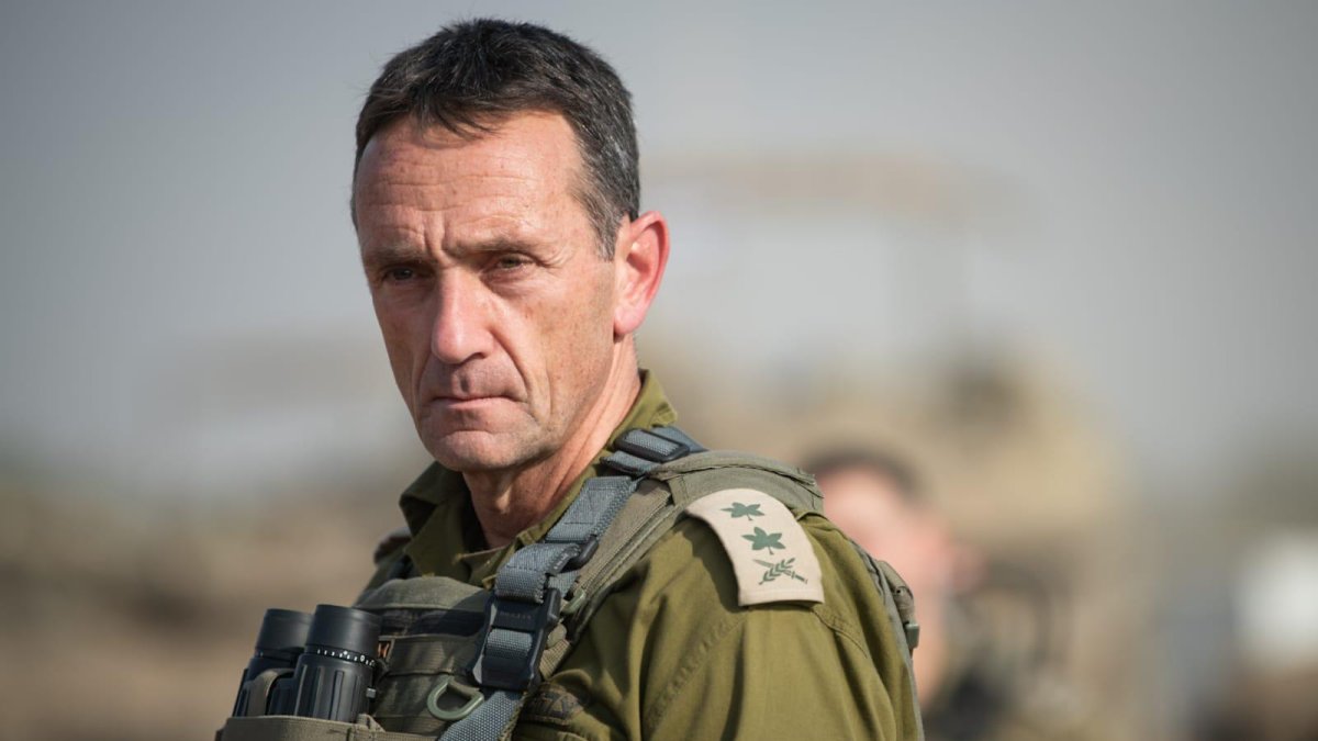Herzi Halevi, jefe de las Fuerzas de Defensa de Israel (