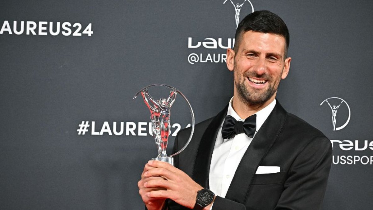 Djokovic, Bonmatí y Bellingham ganan los premios Laureus del deporte
