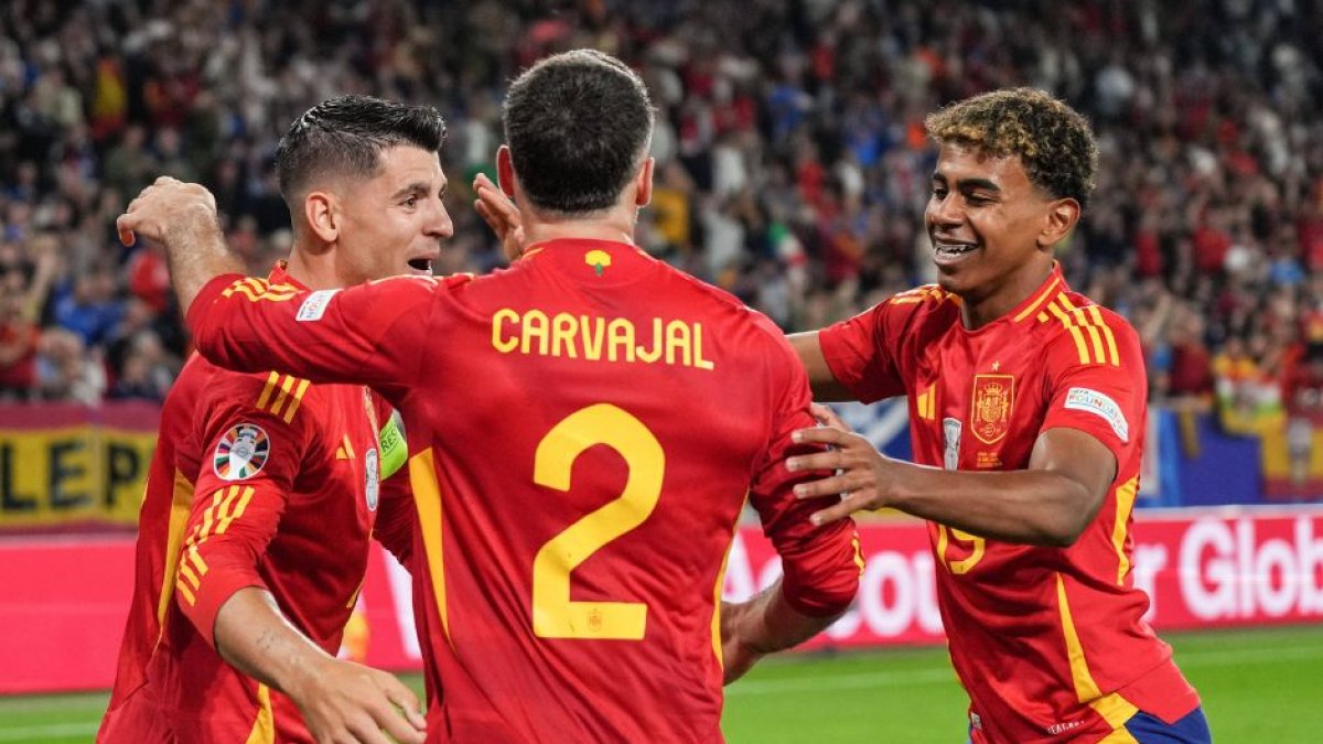 España derrota a Italia (1-0) y avanza a los octavos de final de la Eurocopa. 20 de junio de 2024.