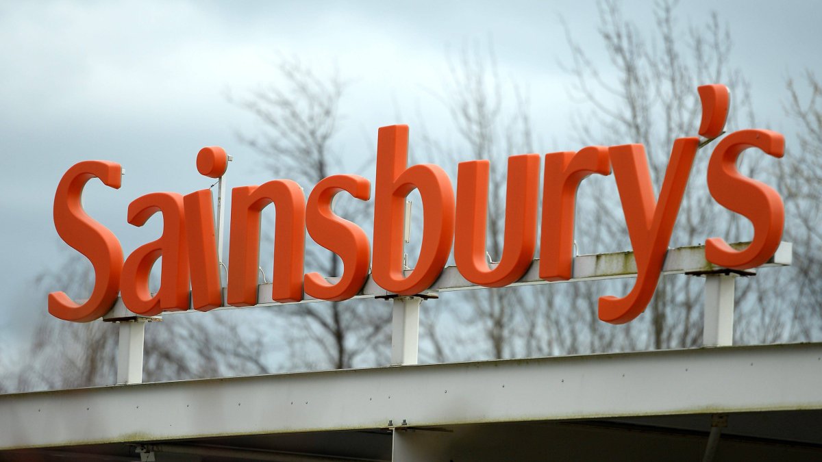 File photo dated 18/03/14 of a sign for Sainsbury's supermarket. The supermarket has notched up a rise in first-quarter sales as solid grocery demand offset ongoing weak trading across its general merchandise and Argos businesses. Issue date: Tuesday July 2, 2024.