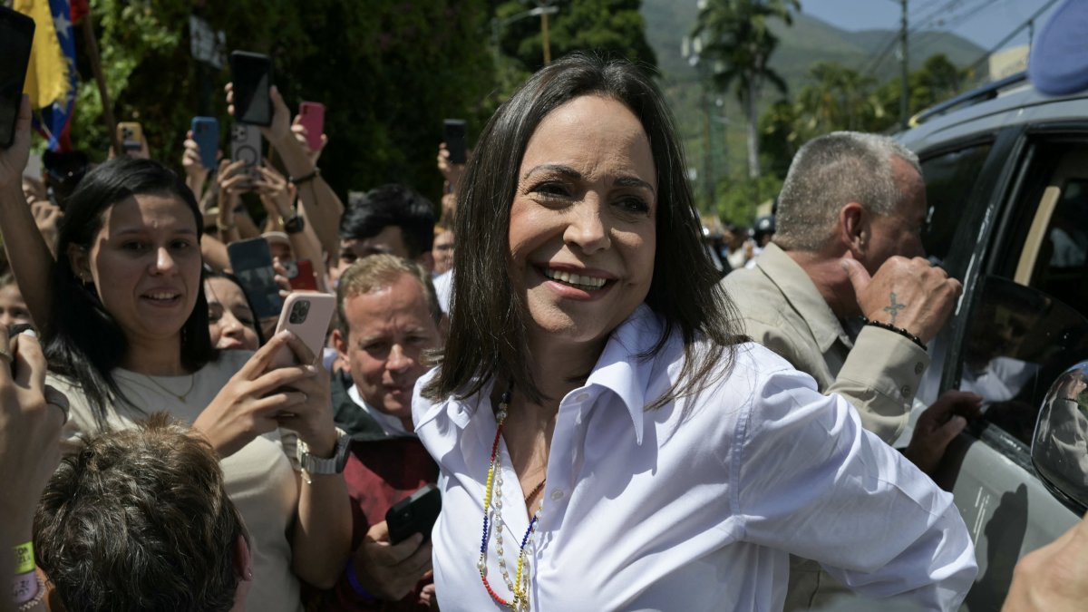 María Corina Machado, líder de la oposición venezolana