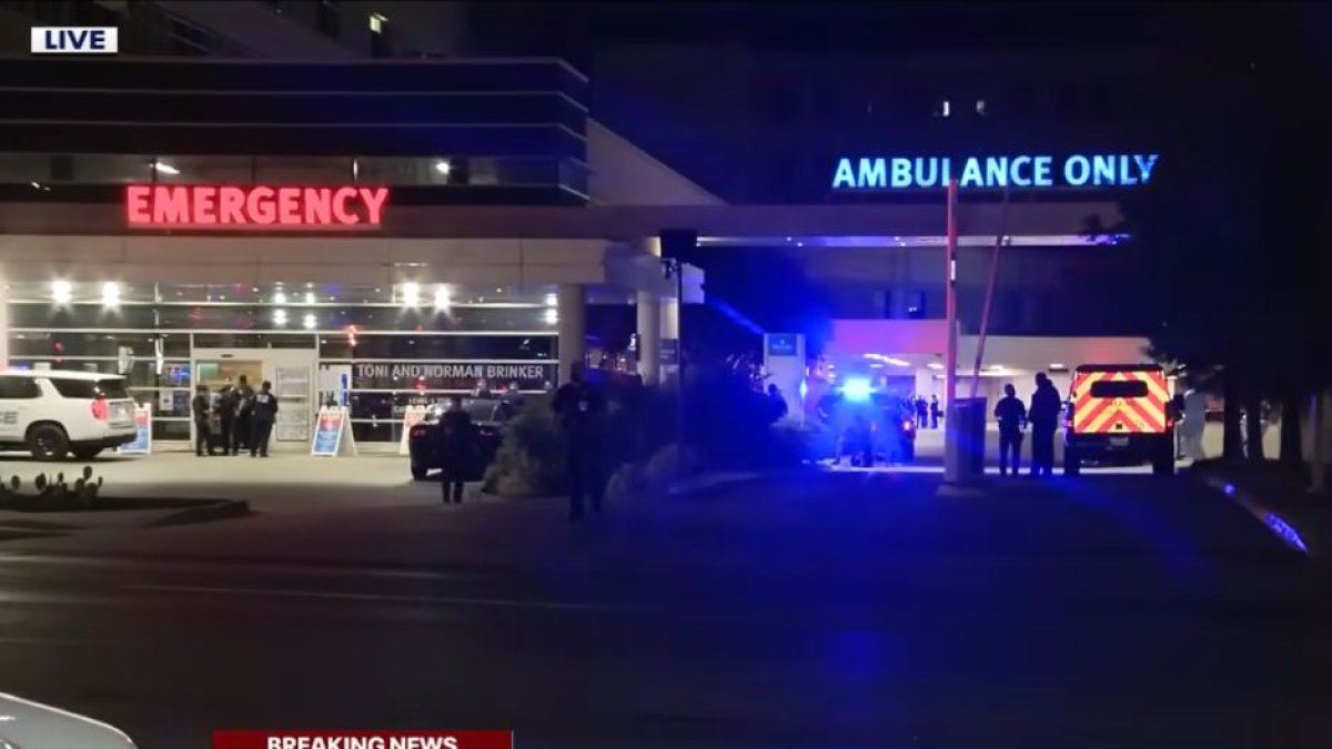 Captura de pantalla de una imagen del hospital donde se atendió a un policía herido en Dallas.