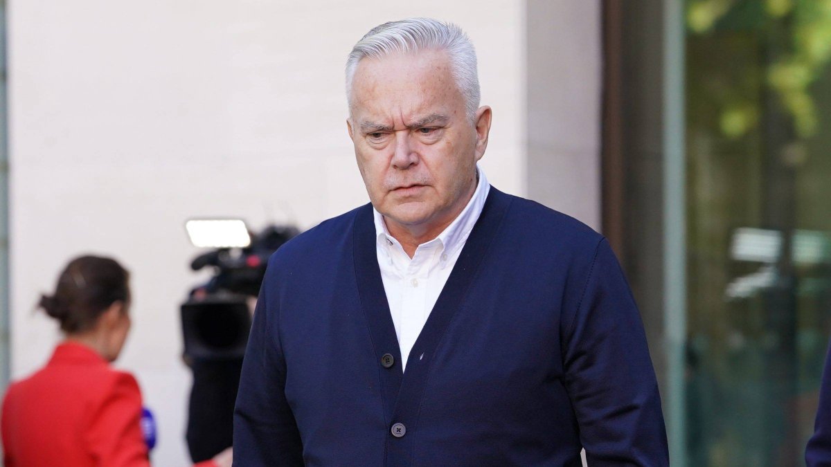 Former BBC broadcaster Huw Edwards leaves Westminster Magistrates' Court, London, where he was sentenced to six months' imprisonment suspended for two years after pleading guilty to three counts of making indecent images of children. Picture date: Monday September 16, 2024.