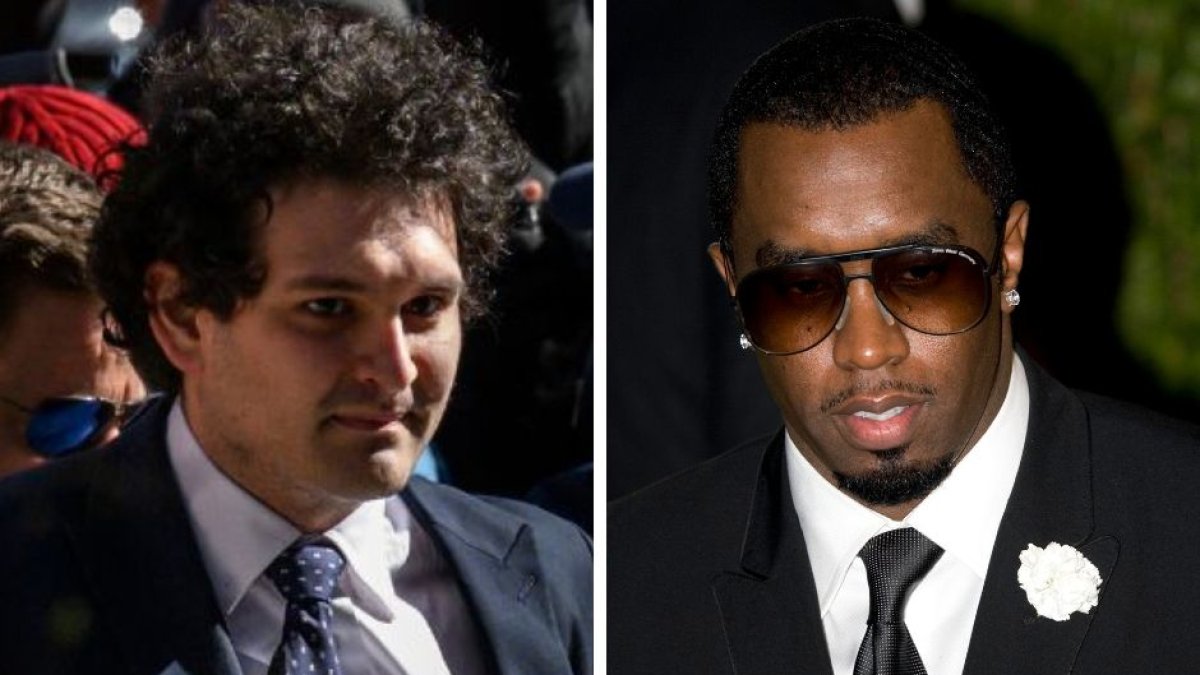 Imágenes de archivo de Sam Bankman-Fried y Sean Diddy Combs.