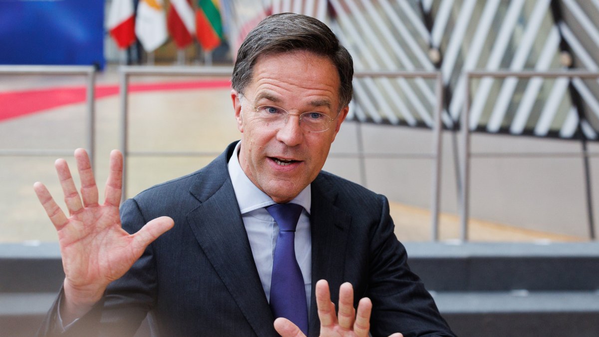 Mark Rutte en Consejo Europeo