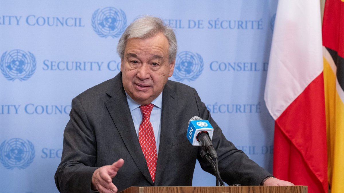 El secretario general de la ONU