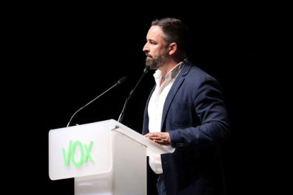 Santiago Abascal, presidente de Vox y de la Fundación Disenso