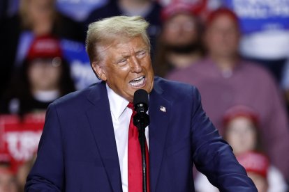 Donald Trump, durante un acto